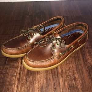 Sperry Top - Sider Dark Brown Leather 9.5